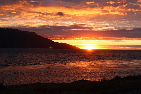 Sunset, Turnigan Arm, Alaska